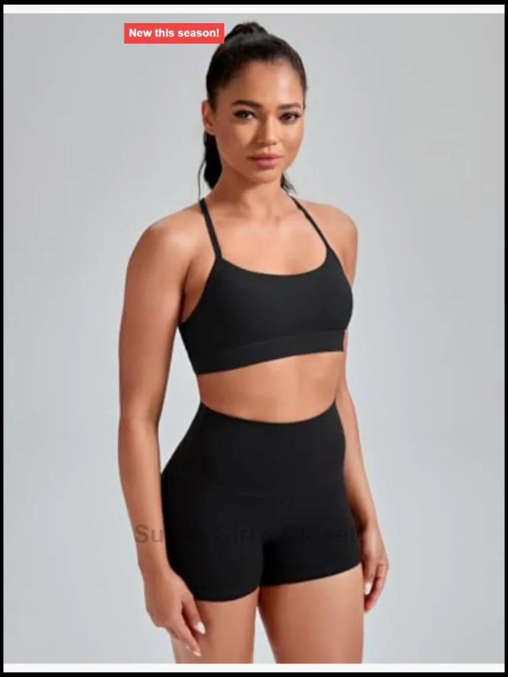 Lightweight Racerback Sports Bra with Removable Pads for Yoga & Pilates